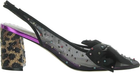 Betsey Johnson Women's Dafney Pump, Leopard Multi, 8 in Saudi Arabia