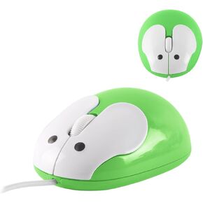 Cute Wired Mouse, Small Rabbit Shape USB Wired Mouse 1600 DPI Optical Mice Computer Mouse, Portable Corded Mice for Travel, Office, Home, Laptop, Computer (Blue)