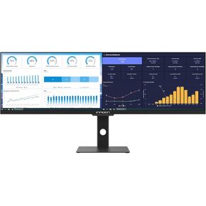 INNOCN 44C1G Ultrawide Monitor 43.8" WFHD 3840 x 1080p 120Hz Monitor 32:9 IPS Computer Split Screen Monitor 96% DCI-P3 HDR400 FreeSync Premium USB Type-C HDMI Height Adjustable Mountable Monitor