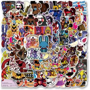 100PCS Pack, Terror Game Vinyl Waterproof Stickers for Water Bottles,Laptop,Skateboard,Phone,Computer,Car Decals ​Party Supply for Kids,Teens,Adults
