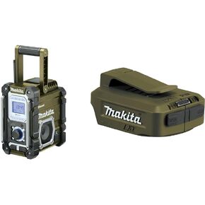 Makita ADRM06 Outdoor Adventure 18V LXT Bluetooth Radio, Tool Only with Bonus Outdoor Adventure 18V LXT Cordless Power Source