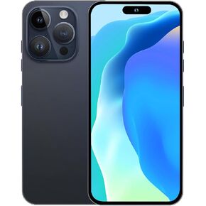 Unlocked Phones P15 Promax, 6.8" HD Screen Cell Phone with Android 14, 12GB+512GB, 108MP+48MP Camera Unlocked Smartphone, 6800mAh Battery/5G/Dual Sim/Face ID/GPS, Blue