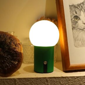 Small Mushroom Table Lamp Cordless Rechargeable Outdoor Lamp 6.7" 4000mAh Battery Shower Waterproof Touch Control Stepless Lighting Portable Bedside Lamps Night Lights for Bedroom Patio Home Decor