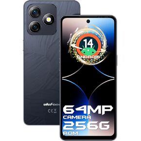 Ulefone Note 18 Pro Phone Android 14 Cell Phones Unlocked 2025 12G+256GB Smartphone Unlocked 64MP+50MP Camera 5450mAh 6.78" HD+ Dual SIM Cell Phone