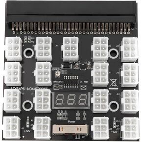 ECSING 1PC PSU17 PORT ATX 6-Pin Server PSU POWER BOWER POWER POWER POWER