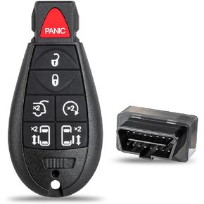 Key Fob Replacement for 2008-2016 Chrysler Town Country & Dodge Grand Caravan Car Keyless Entry Remote Control, M3N5WY783X IYZ-C01C, 7 Buttons