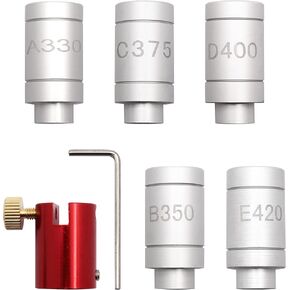 Gauge Body with 5 Bushing Set Replacement for A330,C375,D400,B350,E420 Compatible with Checking Most Bottlenecks. Aftermarket Part.