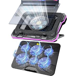 AICHESON 003 Blue Laptop Cooler Pad and K1 5V Gaming Laptop Cooling Pad Set