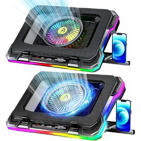 AICHESON K1 5V Full RGB Laptop Cooler and K1 5V Gaming Laptop Cooling Pad Set