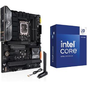Micro Center CPU Motherboard Combo - Intel i9-14900K 14th Gen 24-Cores LGA 1700 Desktop Processor Bundle with TUF Gaming Z790-Plus WiFi Gaming Motherboard