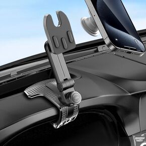 Car Dashboard Phone Holder for Pop Socket, Universal Dash Clip Cell Phone Holder Socket Car Mount 360 Rotation Car Phone Mount, Compatible with PopSocket Phone Mount for Car