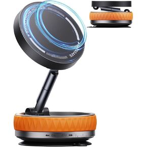 360 ° حامل هاتف مغناطيسي 360 درجة ، حامل هاتف مغناطيسي ، حامل هاتف للسيارة الخالية من اليدين للسيارة/الصالة الرياضية/السطح الأملس ، حامل الهاتف الخلوي لـ iPhone 16/15/14/13/12 سلسلة.