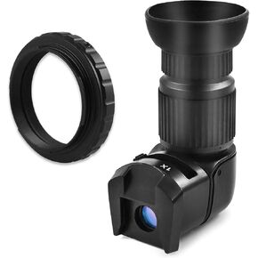 Astromania Nikon T-Ring Adapter - Bundle with - Viewfinder with 6 Mounting Adapters