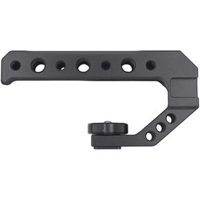 Camera cage grip, lightweight cold shoe top handle, handheld video unit, triple cold shoe, compatible with action camera 13 10 Canon, Nikon, Sony DSLR camera, iPhone 16 15, 14, 13 12, etc (Tishoualai)
