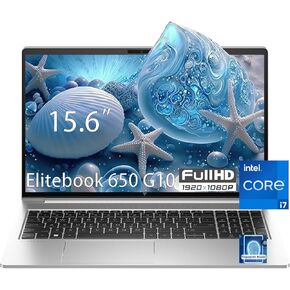 HP Elitebook 650 G10 15.6" FHD Business Laptop, Intel i7-1335U, 10 Core, up to 5 GHz, 32GB DDR4 RAM, 1TB PCIe SSD, WiFi 6E, Bluetooth 5.3, Backlit KB, Fingerprint, Windows 11 Pro