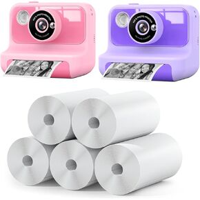 Kids Instant Print Camera, Christmas Birthday Gifts Toys for Girls Boys Age 3-12, 1080P Video Printing Camera for Toddler
