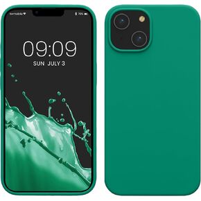 kwmobile Case Compatible with Apple iPhone 13 Case - TPU Silicone Phone Cover with Soft Finish - Neon Coral