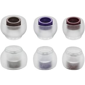YINYOO 6 PCS/3 Pairs Earbud Tips and CCZ Melody Wired Earphones