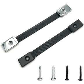 2 Pack Guitar Speaker Cabinet Strap Handle Replacement with Mount Screws Hardware Guitar Amplifier Handle Pull Carry Handles for Guitar Amp Electric Portable Amp Combo Speakers