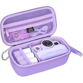 Aproca White Portable Hard Storage Case, for Dylanto Instant Print Camera Kids Instant Cameras and Accessories