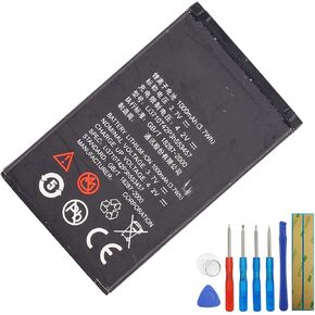 Replacement Battery Li3710T42P3h553457 Compatible with ZTE D930/R90/T90 Telstra Easy Call 3 with Tools