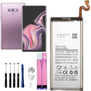 Replacement Battery for Galaxy Note 9 N9600 N960F Phone,[2025 New Upgrade] 4000mAh Capacity EB-BN965ABU Battery with Repair Tool Kit