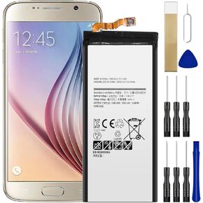for Samsung Galaxy S6 Active G890 G890A G890F Replacement Battery EB-BG890ABA with Replacement Repair Tools Kit
