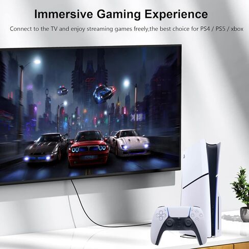 حزمة كابل HDMI من 5 ، 6 أقدام 8K HDMI 2.1 سلك ، في الجدار CL3 تصنيف 48GBPS عالية السرعة مراقبة الكمبيوتر CORD 6FT مع 8K@60Hz ، 4K@120Hz/165Hz ، HDCP 2.2 و 2.3 ، HDR 10 ، ARC ، EARC FOR GAMENG ، HOME ، HOME in Kuwait