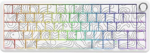 الهجوم Shark X65Pro هو لوحة مفاتيح الألعاب اللاسلكية السريعة ، 0.01 مم RT دقة 8 كيلو هرتز لوحة مفاتيح سلكية مع مفتاح مغناطيسي ، وضع ثلاثي ، تشغيل قابل للتعديل ، إضاءة RGB للكمبيوتر الشخصي/MAC/GAMER in Kuwait