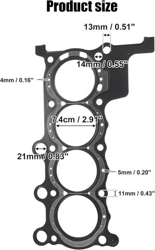 uxcell Vehicle Cylinder Head Gasket No.12251PLC004/12251-PLC-003 for Honda Civic 2001-2005 in Saudi Arabia