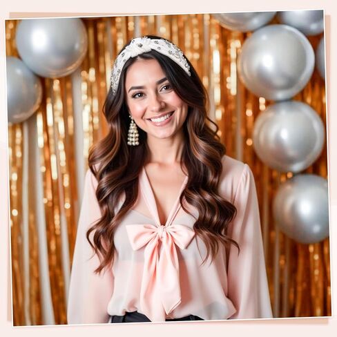 Halloween Headband for Women, Black Knotted Headbands with Spooky Ghost Rhinestones Halloween Accessories for Women in Kuwait