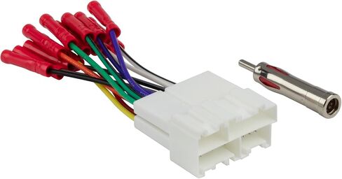 Scosche GM2AB Car Radio Wiring Harness and Antenna Adapter Compatible with Select 1986-05 GM, Buick, Cadillac, Chevy, GMC, Oldsmobile, Pontiac, Saturn Vehicles - Aftermarket Stereo Receiver Wire Kit in Saudi Arabia