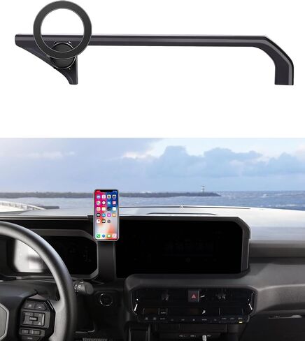 Car Phone Holder for Toyota Land Cruiser LC250 2024 2025 Accessories 8/12.3-Inch Screen Fixed Clip, 360° Rotation Phone Mount Compatible with MagSafe, Cell Phone Holder in Kuwait