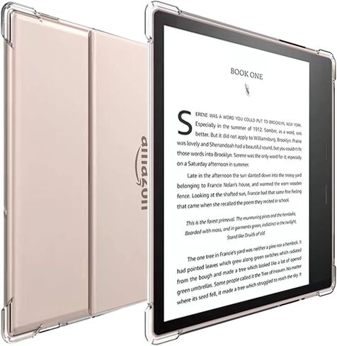 حافظة ملونة Kobo Libra مقاس 7 بوصات شفافة 2024، حافظة شفافة رفيعة لـ Kobo Libra Color 2024 (N428)/Kobo Libra 2 2021 (N418)، غطاء خلفي ناعم مقاوم للصدمات وخفيف الوزن من مادة TPU لقارئ Kobo الإلكتروني الشفاف in Saudi Arabia