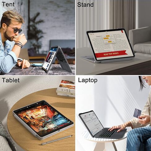 حافظة لوحة مفاتيح doqo iPad pro 10.5، حافظة iPad Air الجيل الثالث مع لوحة مفاتيح، حافظة قابلة للفصل مع إضاءة خلفية 7 ألوان، لوحة مفاتيح بلوتوث مع لوحة لمس لجهاز ipad air 3 وiPad Pro 10.5 بوصة ذهبي وردي in Saudi Arabia