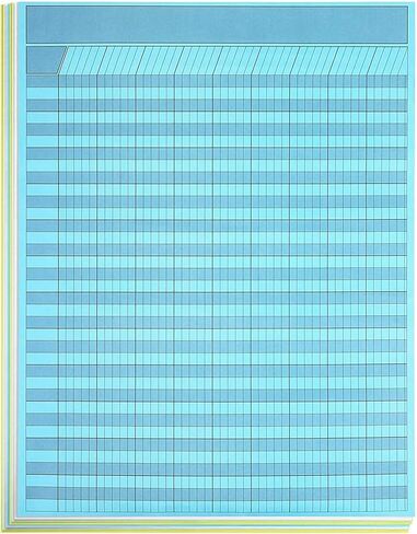 Bright Creations 16 Pack Horizontal Incentive Charts for Classroom, Sticker Rewards Chart for Kids Behavior Progress (4 Assorted Colors, 22x17 in) in Saudi Arabia