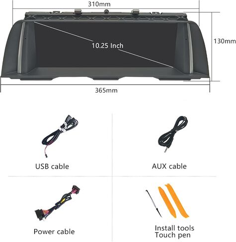 10.25 Inch Car Stereo for BMW 5 Series F10 F11 2013-2016 NBT Carplay Multimedia Player Android Auto Radio Upgrade Touch Screen Head Unit Linux System Reveiver in Saudi Arabia