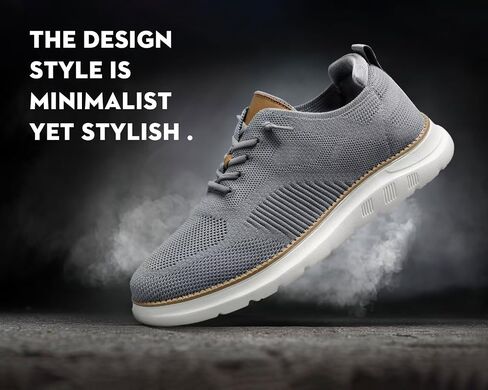 Mens Oxfords Casual Fashion Slip on Shoes Dress Business Sneakers Mesh Work Comfortable Lightweight Soft Sole in Kuwait