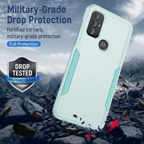 for Moto G 2026 Case with Screen Protector, [Military Grade Drop Tested] Heavy Duty Rugged Shockproof Cover, Non-Slip Outdoor Protective Case for Moto G 2026/2025/ Moto G Play 2026, Black in Kuwait