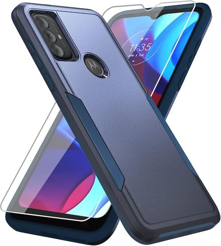 for Moto G 5G 2025 Case, with HD Screen Protector [Military Grade Drop Tested] Heavy-Duty Tough Rugged Shockproof Protective Case for Motorola Moto G 5G 2025, Black in Kuwait
