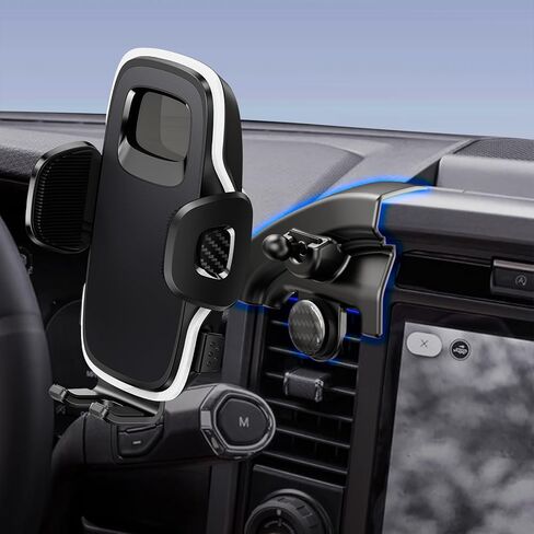 Elohei for Ford F-150 Mount مع قاعدة مخصصة ، حامل هاتف مخصص للسيارة لعام 2022 2023 2024 2025 Ford F-150 Car Accessories (HE05) in Kuwait