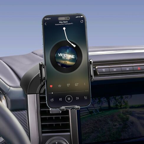 Elohei for Ford F-150 Mount مع قاعدة مخصصة ، حامل هاتف مخصص للسيارة لعام 2022 2023 2024 2025 Ford F-150 Car Accessories (HE05) in Kuwait
