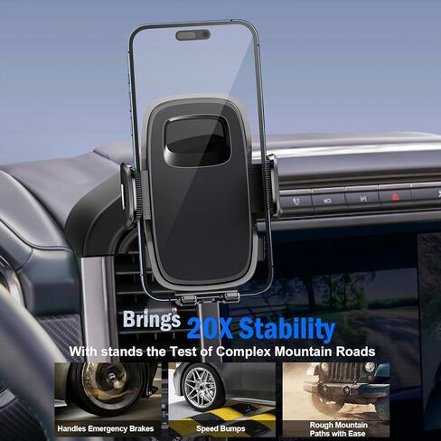 Elohei for Ford F-150 Mount مع قاعدة مخصصة ، حامل هاتف مخصص للسيارة لعام 2022 2023 2024 2025 Ford F-150 Car Accessories (HE05) in Kuwait