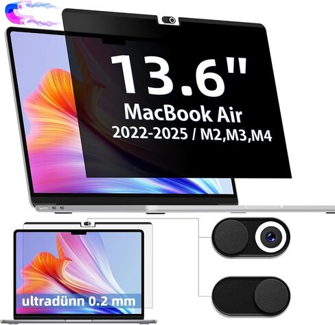 Privacy Screen MacBook Pro 16 Inch (2021-2023, M1, M2) A2485/A2780, Magnetic Removable Anti Blue Light Glare Privacy Filter Compatible with Mac Pro 16In, Bubble Free Laptop Mac 16.2 Screen Protector in Saudi Arabia