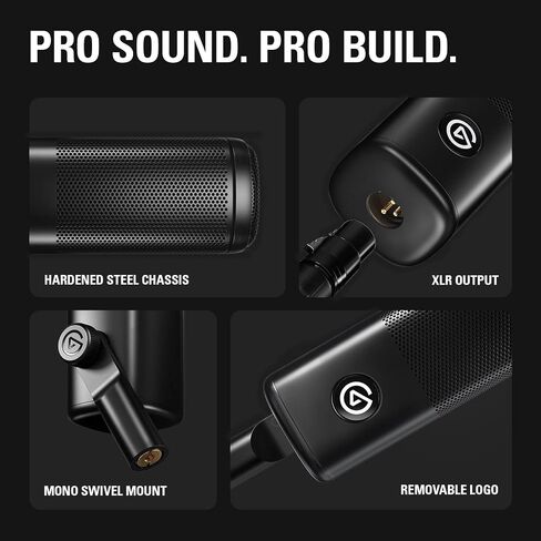 حزمة Elgato Pro Audio & Video - كاميرا ويب عالية الدقة وممتازة وحزمة MIC Dynamic للبث ، البودكاست ، التسجيل - HDR ، رفض الضوضاء ، متوافق مع OBS ، التكبير ، الفرق ، الكمبيوتر/MAC in Kuwait