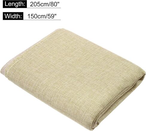uxcell Khaki Speaker Mesh Grill Cloth (not Cane Webbing) Stereo Box Fabric Dustproof Cloth 205cm x 150cm 80 Inches x 59 Inches in Saudi Arabia