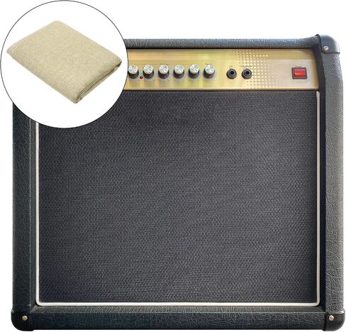 uxcell Khaki Speaker Mesh Grill Cloth (not Cane Webbing) Stereo Box Fabric Dustproof Cloth 205cm x 150cm 80 Inches x 59 Inches in Saudi Arabia