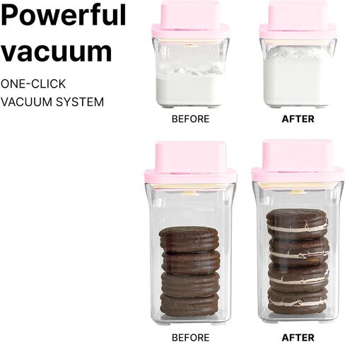 Vacuum Sealer for vakuen containers, Automatic vacuum sealing operation, Ideal for keeping food fresh from meat to veggies, Keep food fresh up to 5 times longer than non-vacuum storage in Saudi Arabia