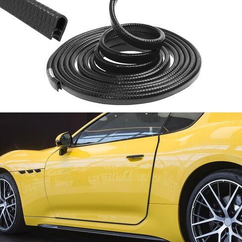 Car Door Protector Edge Guards, Universal Rubber Seal U Shape Car Door Protection, Automotive Door Entry Guard No Glue Required, Universal Car Accessories Fit for Most Cars, Sedans, SUV in Kuwait