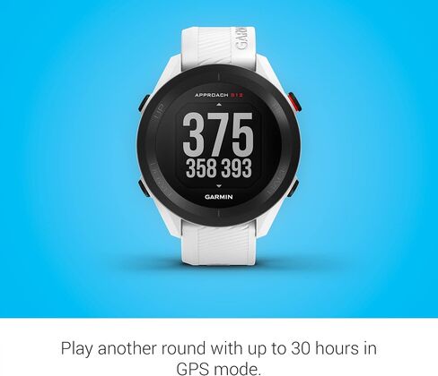 Garmin Approach S12, Easy-to-Use GPS Golf Watch, 42k+ Preloaded Courses, Granite Blue, 010-02472-01 in Kuwait